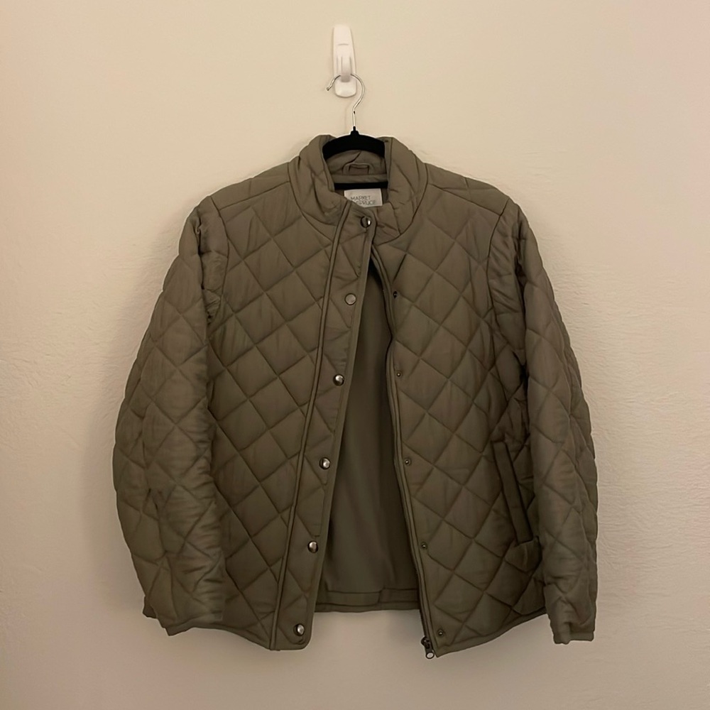 ‼️MOVING SALE‼️ Market and Spruce Green Quilted Jacket